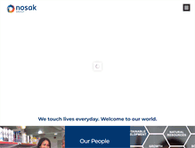 Tablet Screenshot of nosakgroup.com